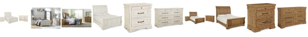 Trisha Yearwood Home Trisha Yearwood Coming Home Sleigh Bedroom Collection 3-Pc. Set (Queen Bed, Nightstand & Dresser)